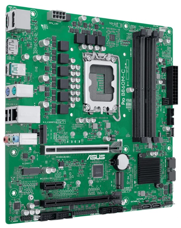 Материнская плата ASUS PRO B860M-C-CSM, LGA1851, Intel B860, mATX
