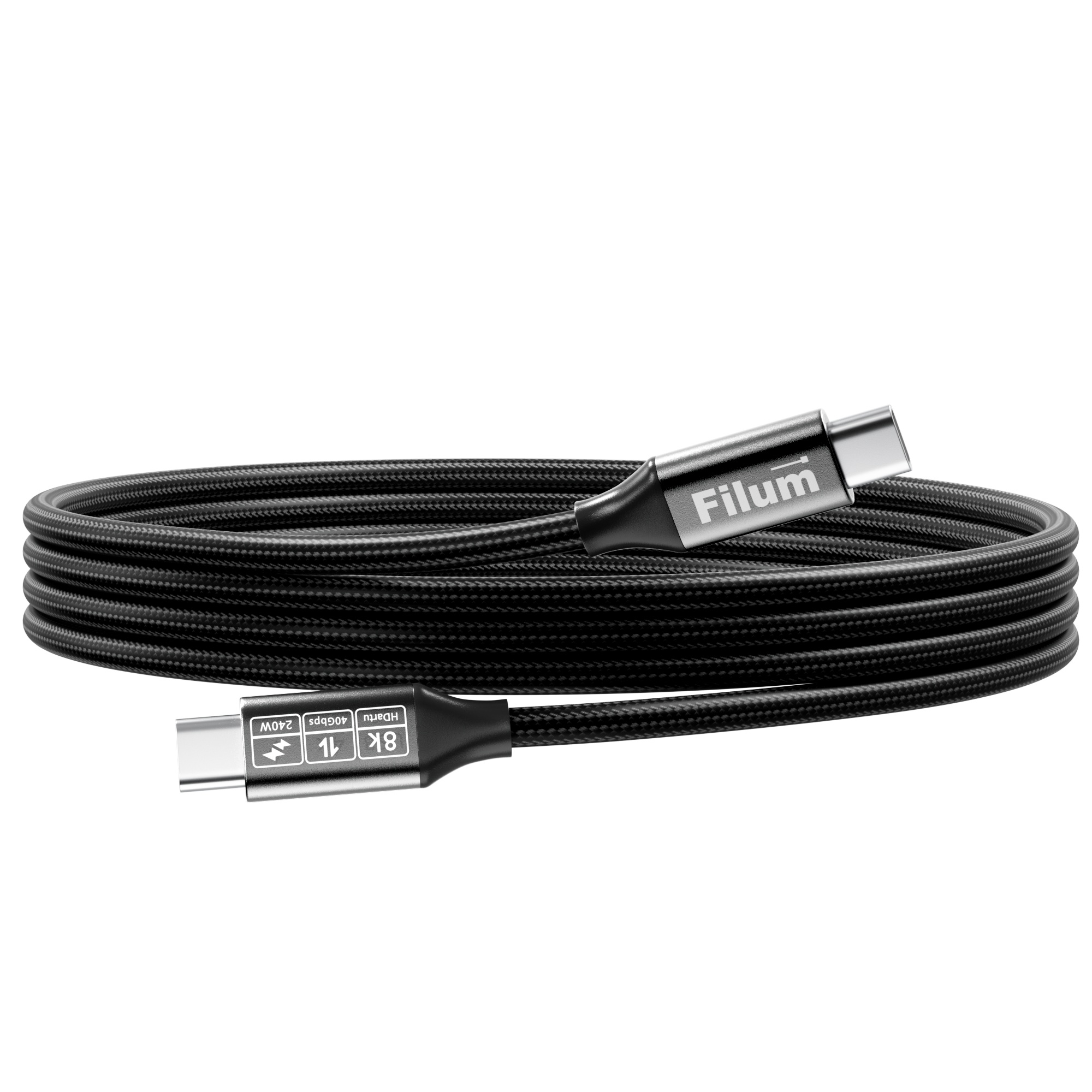 Кабель USB Filum FL-USB-40G240W-CM/CM-2M
