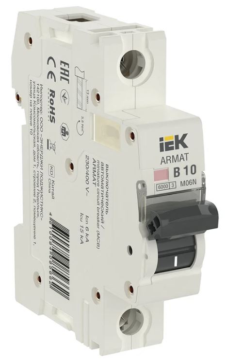 Автоматический выключатель IEK AR-M06N-1-B032