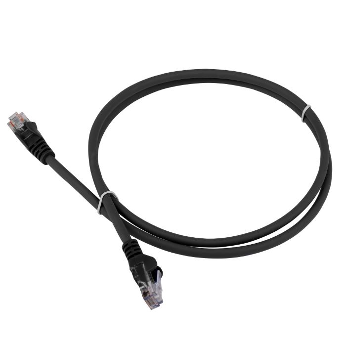 Кабель патч-корд U/UTP 6 кат. 5м Lanmaster LAN-PC45/U6-5.0-BK