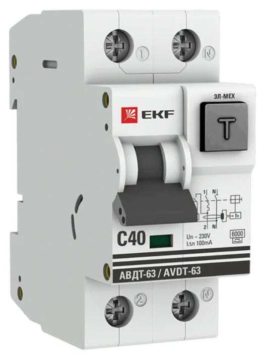 Автомат дифференциальный EKF DA63-40-100em