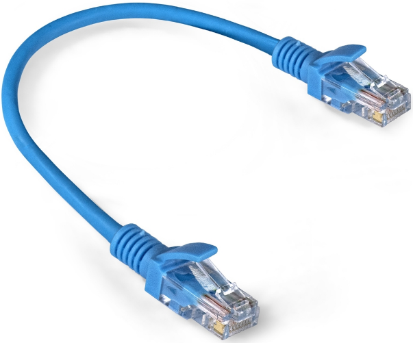 Кабель патч-корд U/UTP 5e кат. 0.3м Exegate UTP-RJ45-RJ45-5e-0,3M-LSZH-BL