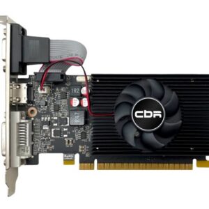 Видеокарта CBR nVidia GeForce GT 710, 2 ГБ DDR3, [VGA-STX710-2G-RTL]
