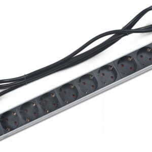 Блок розеток 19", 9 розеток Cabeus PDU-9P-2IEC