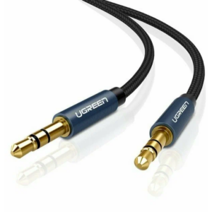 Кабель 3.5 Jack (M) - 3.5 Jack (M), 1.5м, UGREEN AV112 Blue