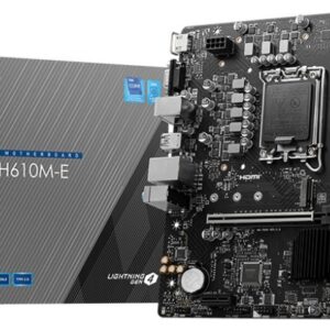 Материнская плата MSI PRO H610M-E, LGA1700, Intel H610, mATX