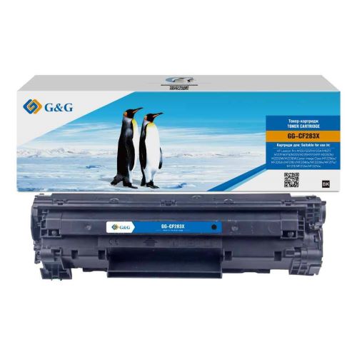 Тонер-картридж G&G GG-CF283X UNIVERSAL Черный