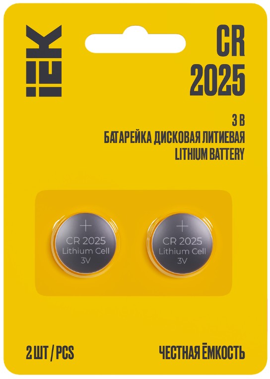 Батарейка IEK ABT-CR2025-OP-L02