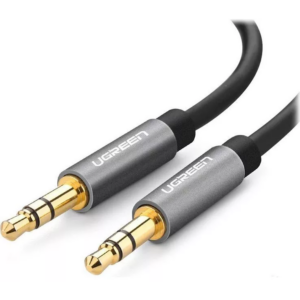 Кабель 3.5 Jack (M) - 3.5 Jack (M), 3м, UGREEN AV119 Grey/Black