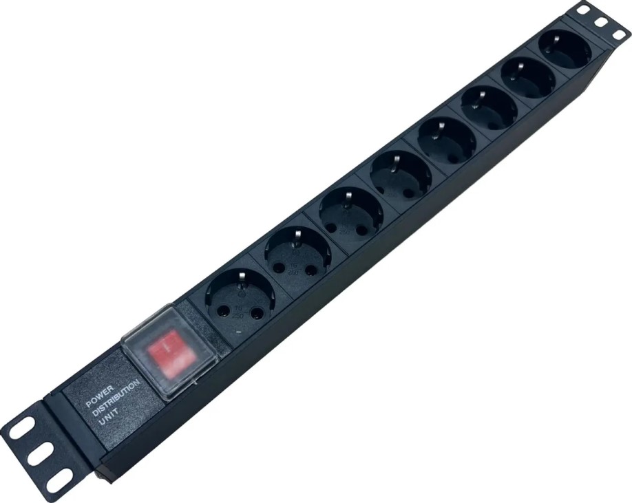 Блок розеток 19", 8 розеток NTSS NTSS-PDU-DA1015