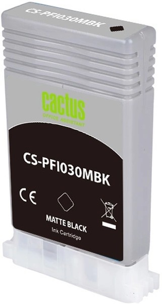 Тонер-картридж Cactus PFI-030MBK Черный матовый