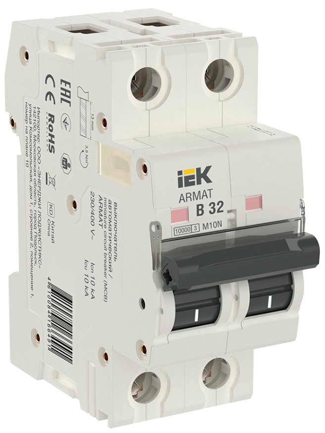 Автоматический выключатель IEK AR-M10N-2-B032