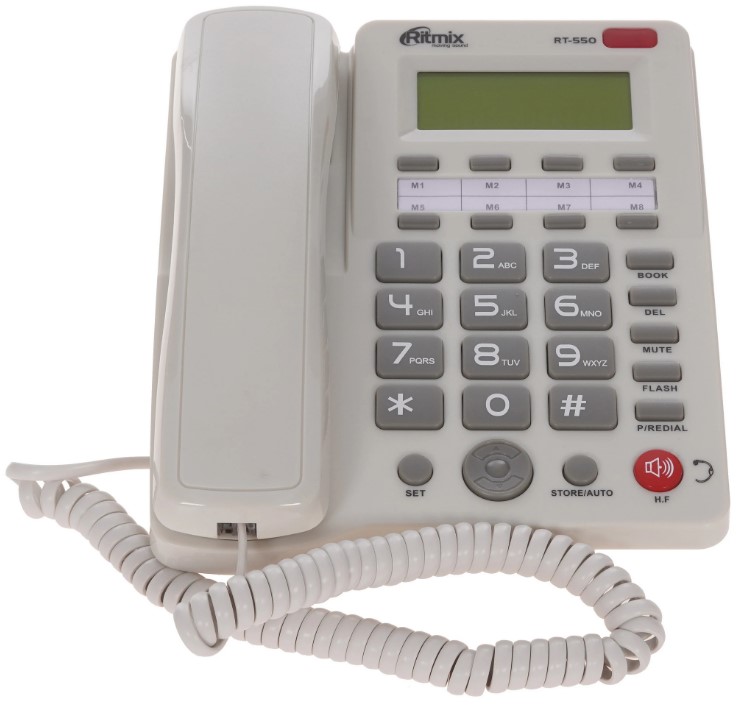Телефон проводной Ritmix RT-550