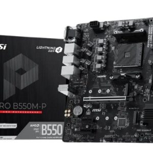 Материнская плата MSI PRO B550M-P, AM4, AMD B550, mATX