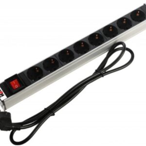 Блок розеток 19", 6 розеток ЦМО R-16-6S-V-U-440-1.8