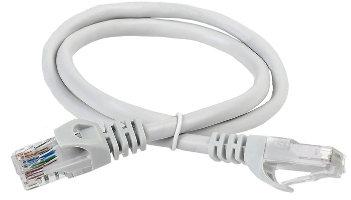 Кабель патч-корд U/UTP 6 кат. 2м ITK PC01-C6U-2M