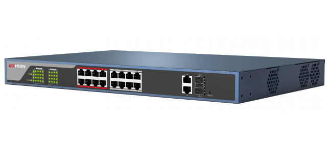 Коммутатор PoE HIKVISION DS-3E0318P-E(B)