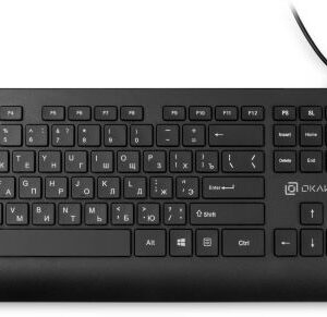 Мембранная клавиатура Oklick 155M, USB, Черный [1678057]