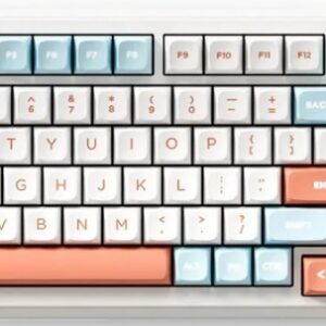 Механическая клавиатура MCHOSE K99V2, USB, Bluetooth, Радиоканал, Оранжевый, Белый [MC-K99V2-3]