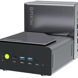 Мини ПК GMKtec NucBox K12 (AMD Ryzen 7 H 255 (8/16; 3.8ГГц; 16Мб), 3.8ГГц, 32ГБ DDR5, SSD 1 Тб, AMD HD Graphics, Windows 11 Профессиональная) [K12/H255/32GB+1TB]