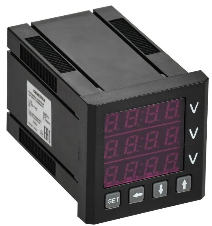 Вольтметр GENERICA IDV31-5-3-0-LED-G