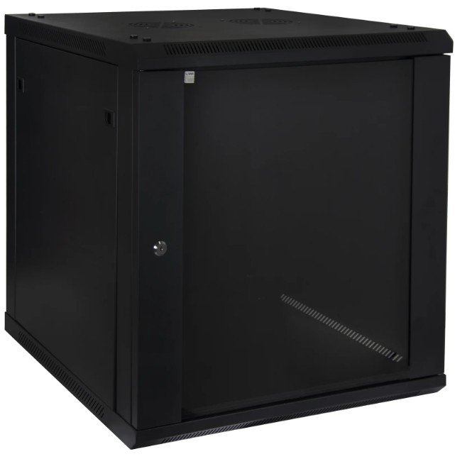 Шкаф настенный 19", 18U SNR SNR-TWC-18-SF-R-BD
