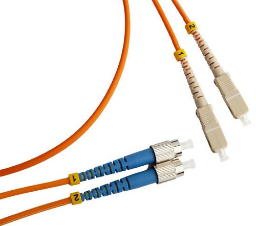 Патч-корд волоконно-оптический TopLAN DPC-TOP-OM2-LC/P-ST/P-1.0