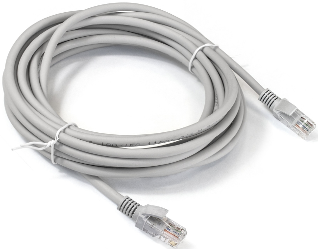 Кабель патч-корд U/UTP 5e кат. 10м Exegate UTP-RJ45-RJ45-5e-10M-LSZH-GY