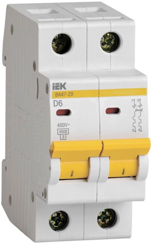 Автоматический выключатель IEK MVA20-2-006-D