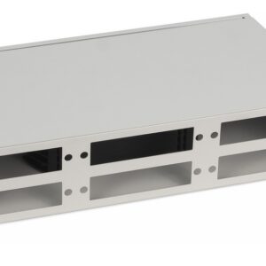 Кросс оптический стоечный Cabeus FO-CS-19-6FP-GY
