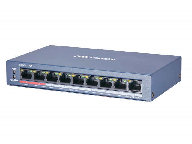 Коммутатор PoE HIKVISION DS-3E0109P-E/M(B)