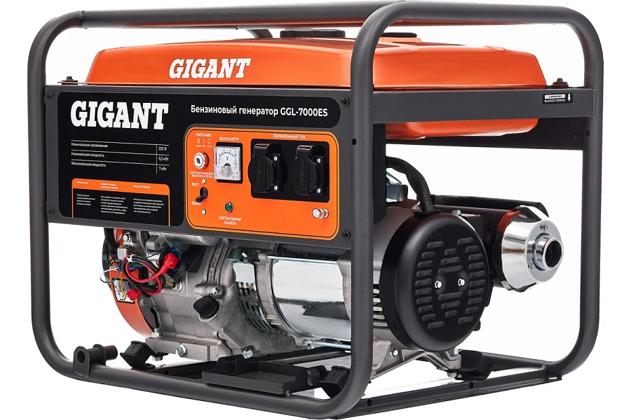Генератор бензиновый Gigant GGL-7000ES