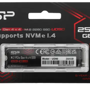 SSD накопитель 250 ГБ Silicon Power SP250GBP44UD9005, PCIe 4.0 x4, [SP250GBP44UD9005]