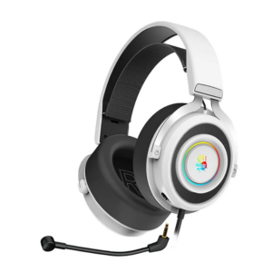 Проводная стереогарнитура A4Tech G535 (BLACK+WHITE) USB, Проводной, Охватывающие, Черно-белый, [G535 (BLACK+WHITE) USB]