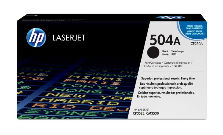 Тонер-картридж HP 504A Черный