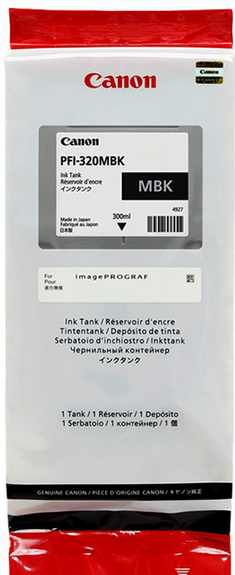 Тонер-картридж Canon PFI320MBK Черный матовый