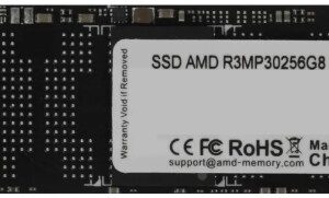 SSD накопитель 256 ГБ AMD R3MP30256G8, PCIe 3.0 x4, [R3MP30256G8]