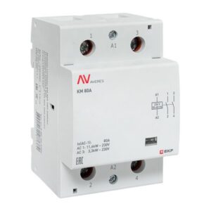 Контактор модульный EKF km-av-3-80-20-230V