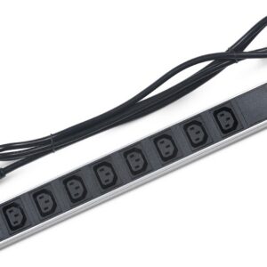 Блок розеток 19", 8 розеток Cabeus PDU-8I-2IEC