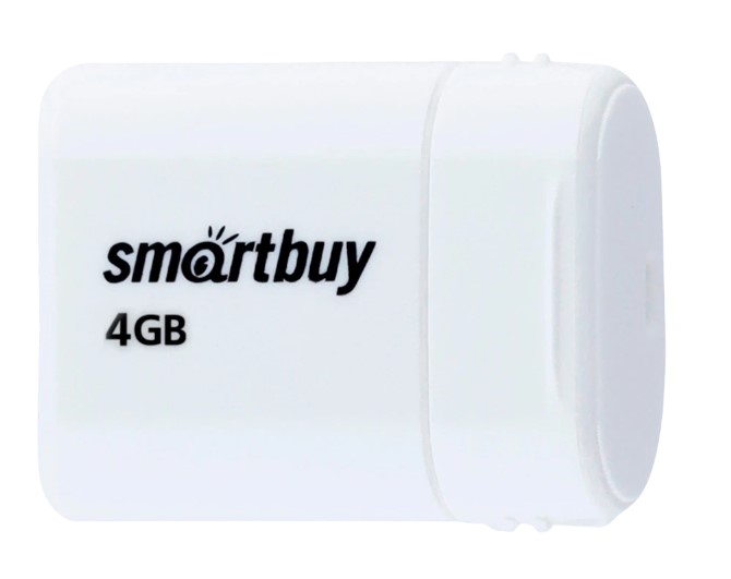 Накопитель USB 2.0 4GB SmartBuy SB4GBLara-W