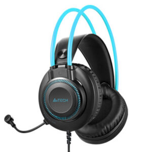 Проводные наушники A4Tech Fstyler FH200U, Проводной, Охватывающие, Серый, [FH200U BLUE]