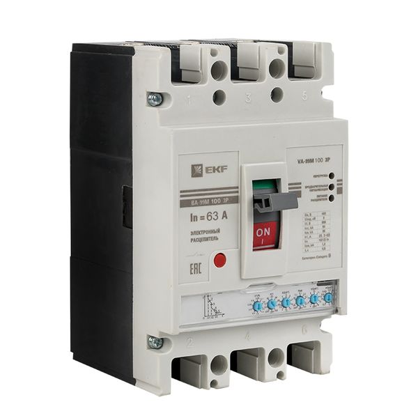 Автоматический выключатель в литом корпусе EKF mccb99-100-63me