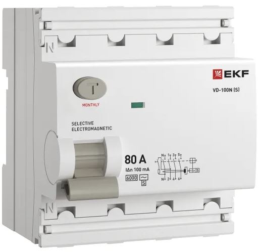 УЗО EKF E1046MS80100