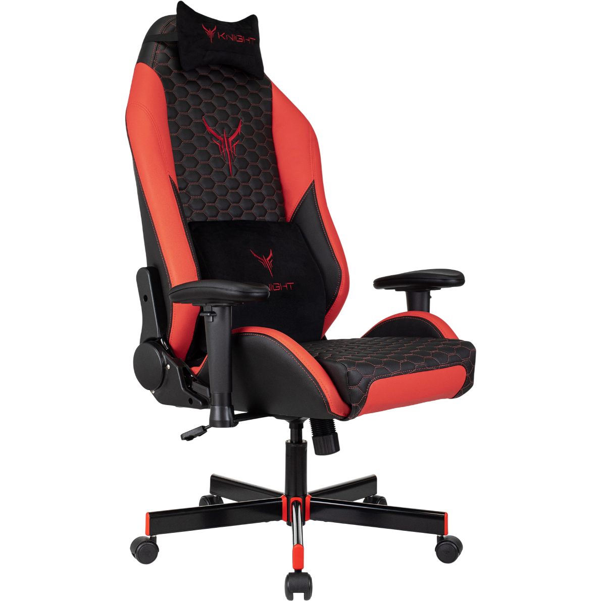 Игровое кресло Бюрократ Knight Neon Red