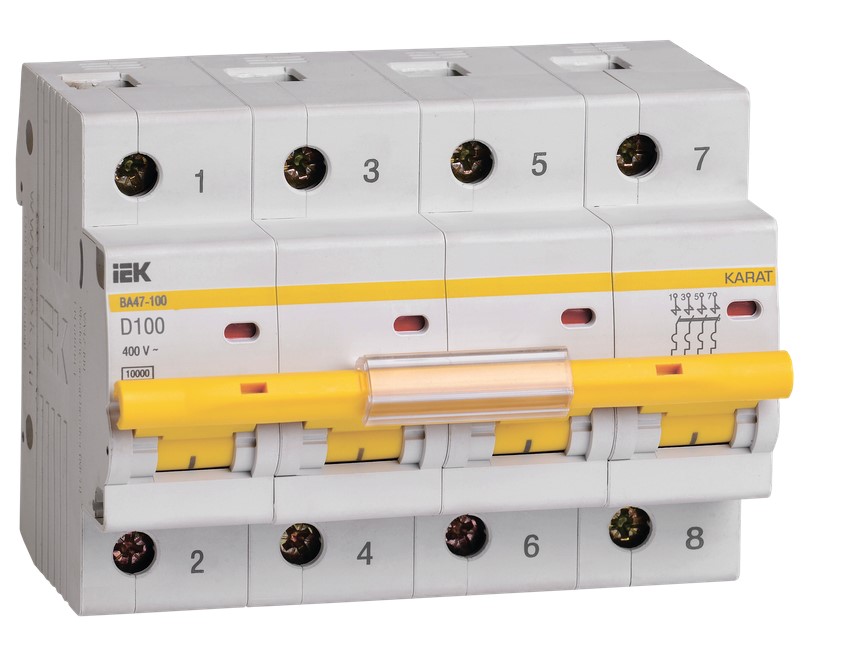 Автоматический выключатель IEK MVA40-4-100-D