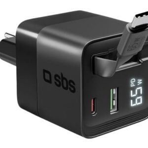 Зарядное устройство сетевое SBS TETRGAN65RETCABK
