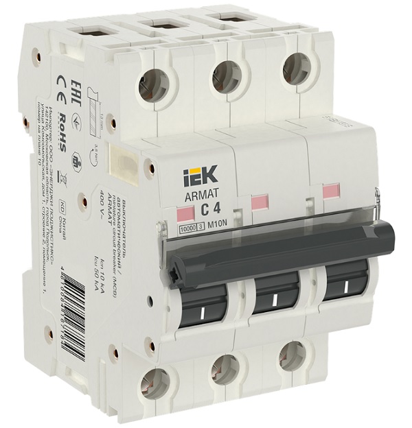 Автоматический выключатель IEK AR-M10N-3-C004