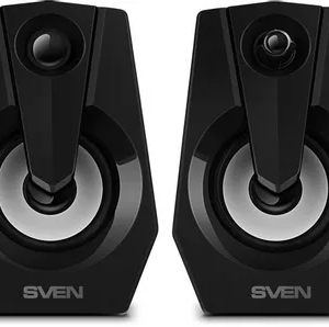 Компьютерная акустика 2.0 Sven 370, Черный, [SV-020552]