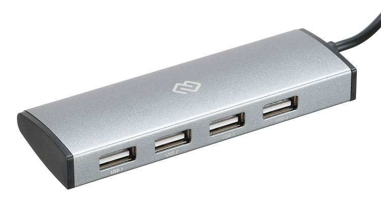 Разветвитель USB 3.1 Digma HUB-4U2.0-UC-DS