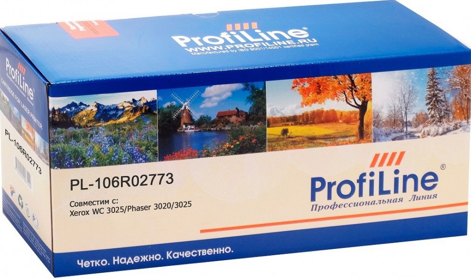 Тонер-картридж ProfiLine PL_106R02773_New chip Черный